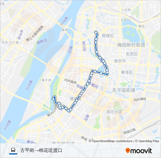 公交134路的线路图