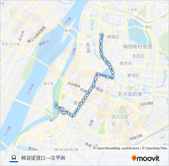 134路 Bus Line Map