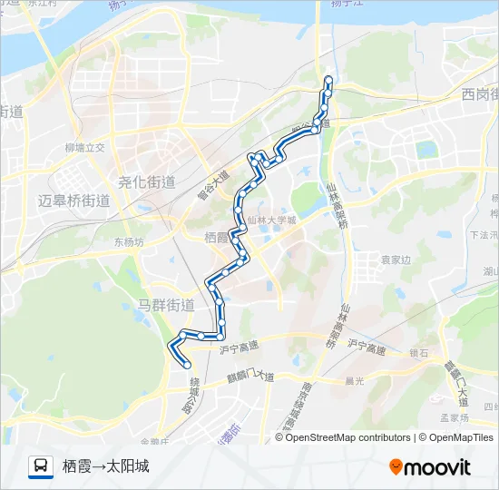 138路 Bus Line Map