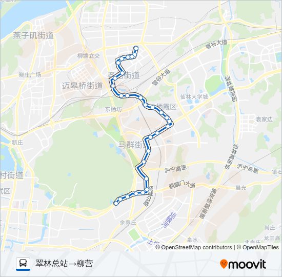 公交139路的线路图