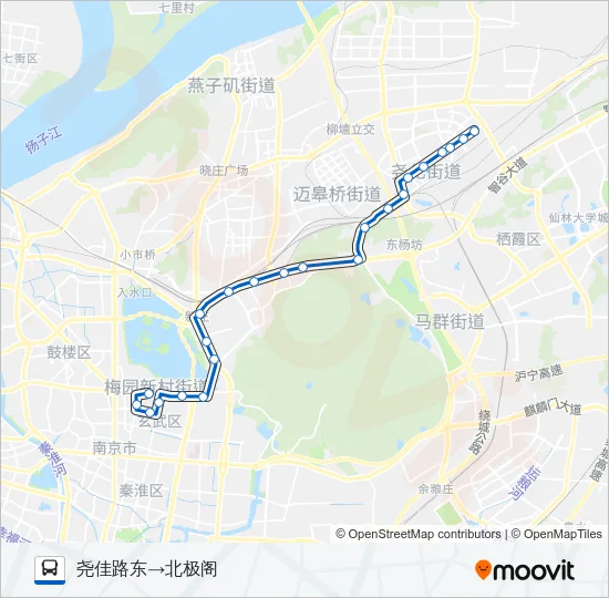 140路 Bus Line Map