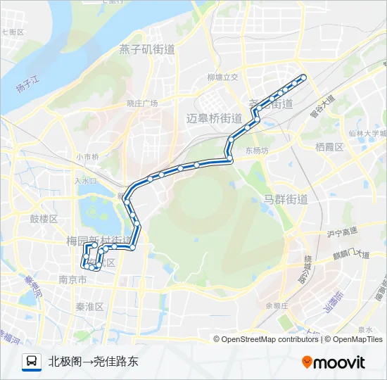 140路 Bus Line Map
