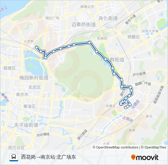 141路 Bus Line Map