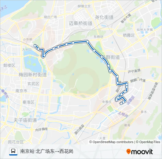 141路 Bus Line Map