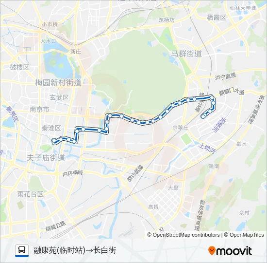142路 Bus Line Map