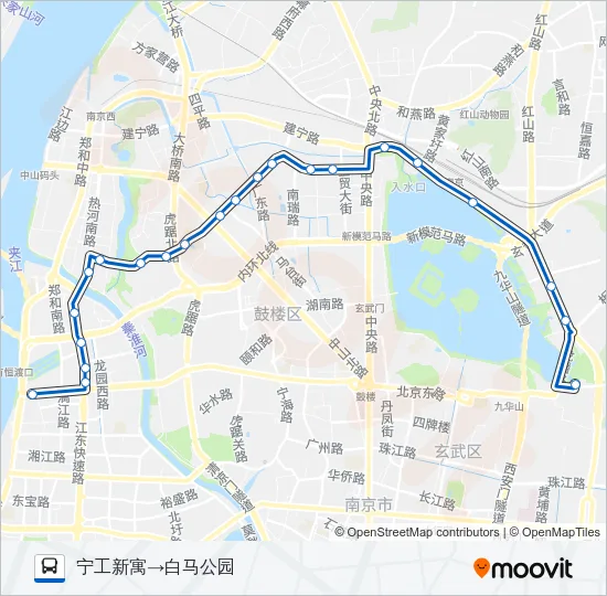 143路 Bus Line Map