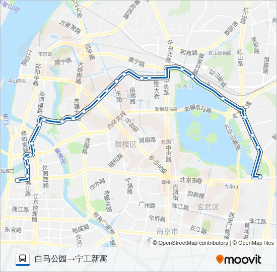 143路 Bus Line Map