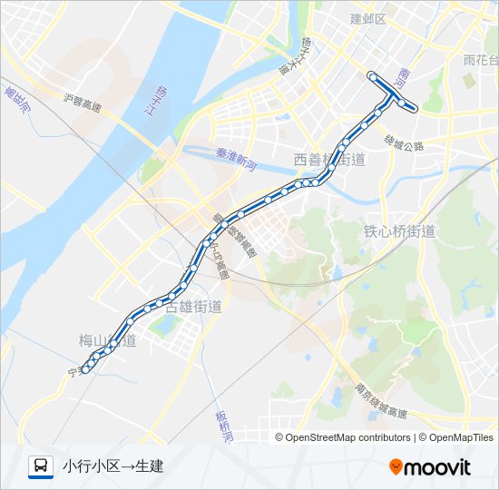 153路 bus Line Map