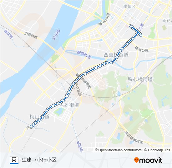 公交153路的线路图