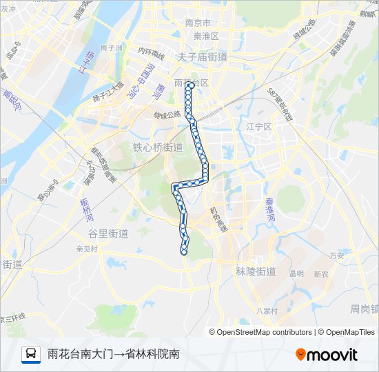 公交154路的线路图