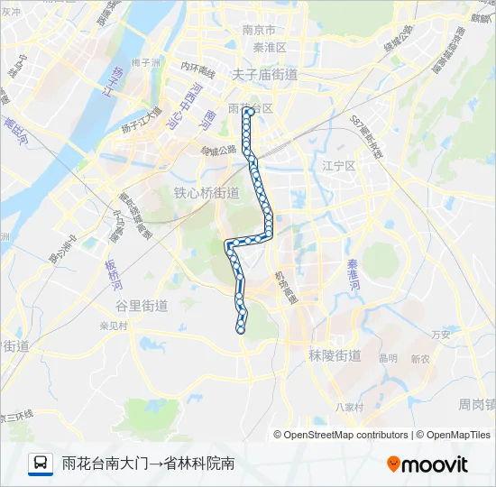 154路 Bus Line Map