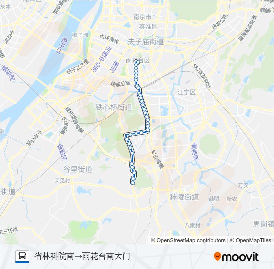 公交154路的线路图