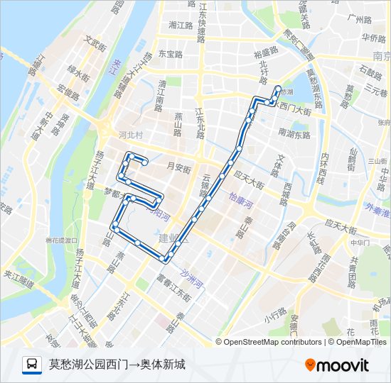 公交160路的线路图