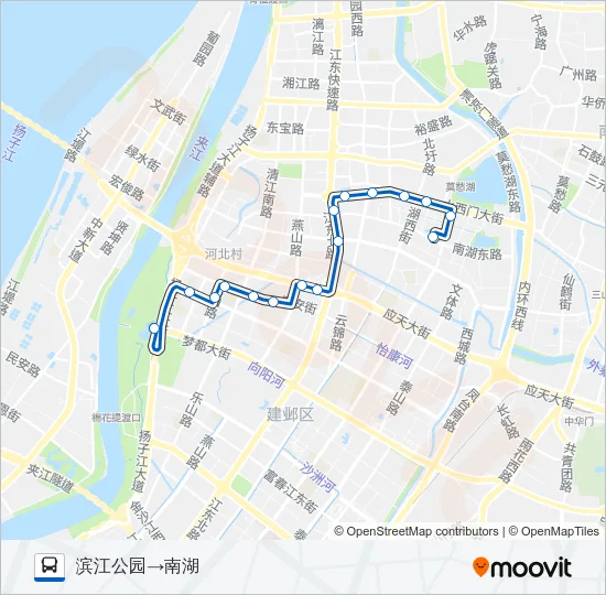 161路 Bus Line Map