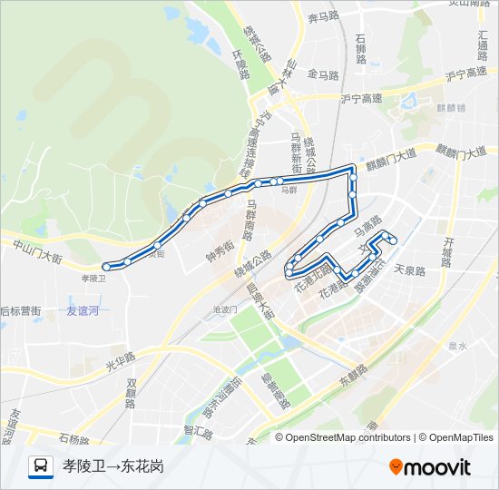 164路 bus Line Map