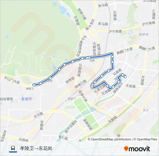 164路 Bus Line Map