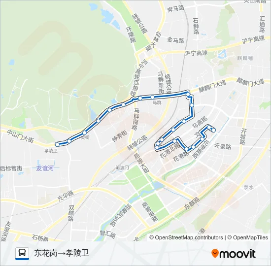164路 Bus Line Map