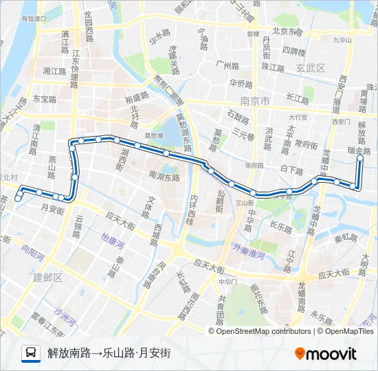 166路 Bus Line Map