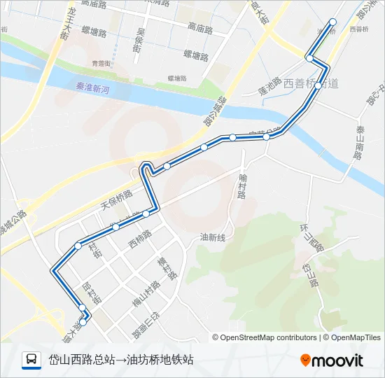 169路 Bus Line Map