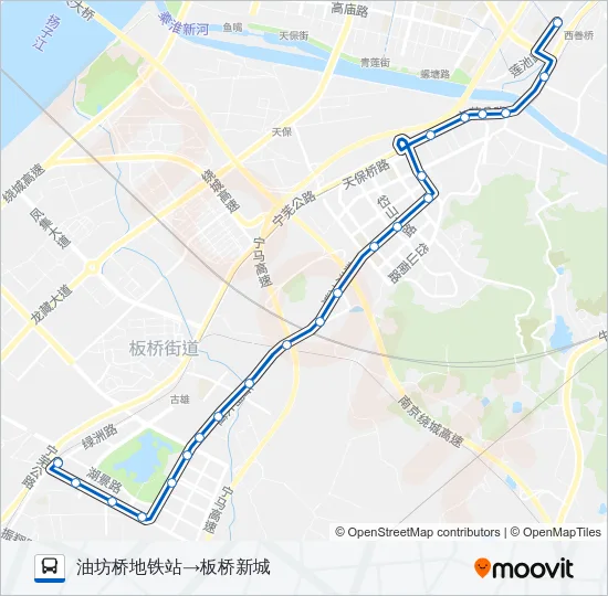182路 Bus Line Map