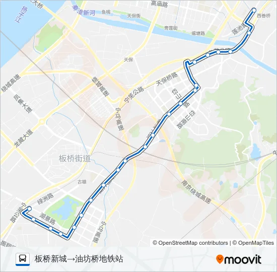 182路 Bus Line Map
