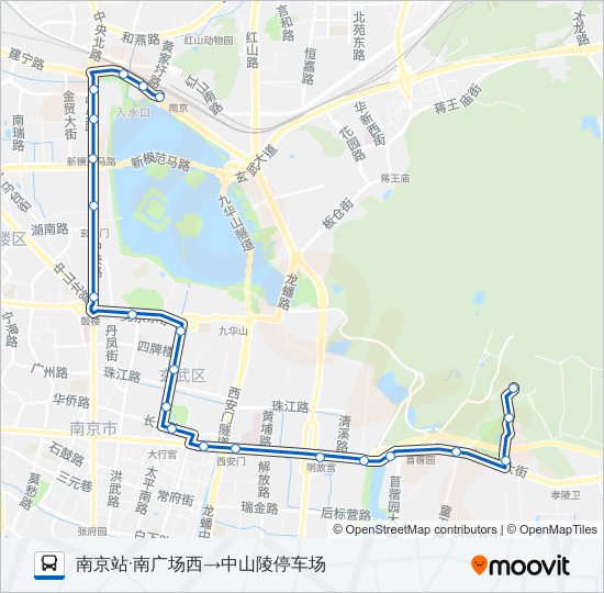 201路 bus Line Map