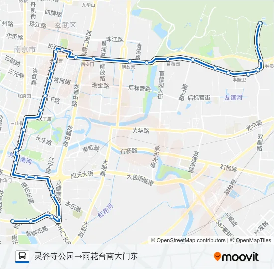 202路 Bus Line Map