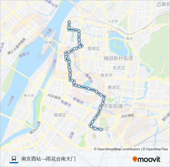 204路 Bus Line Map