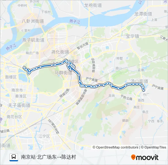 208路 Bus Line Map