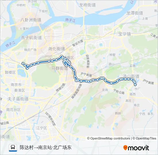 208路 Bus Line Map
