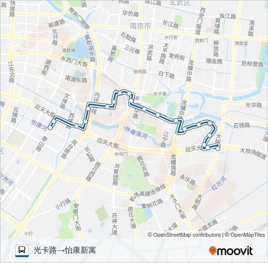 301路 Bus Line Map