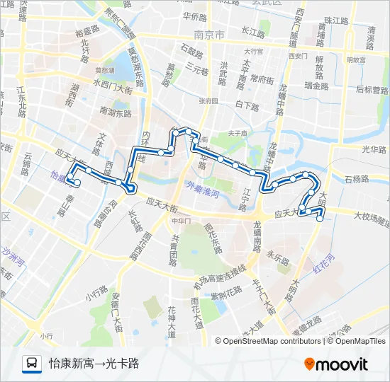 301路 Bus Line Map