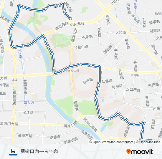 302路 Bus Line Map