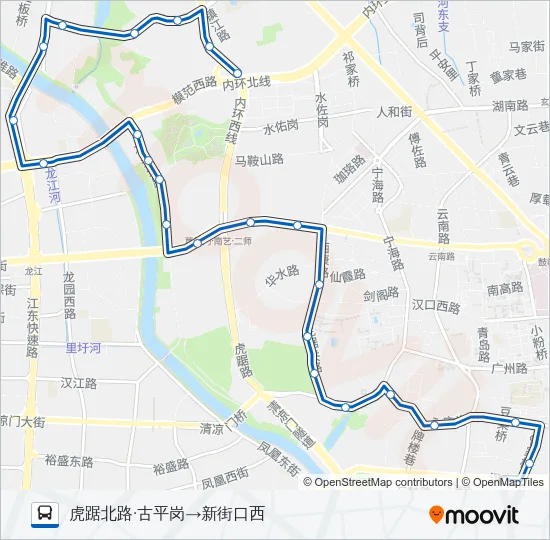 302路 Bus Line Map