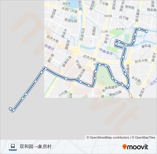 305路 bus Line Map