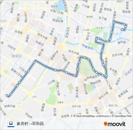305路 Bus Line Map