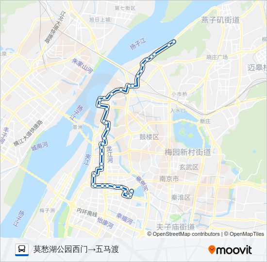 307路 Bus Line Map