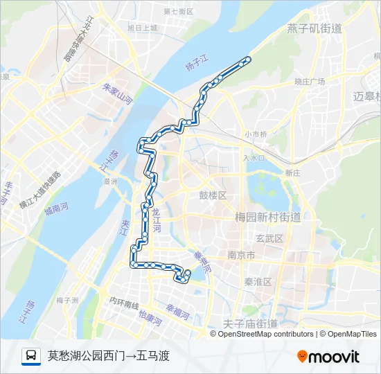 307路 Bus Line Map