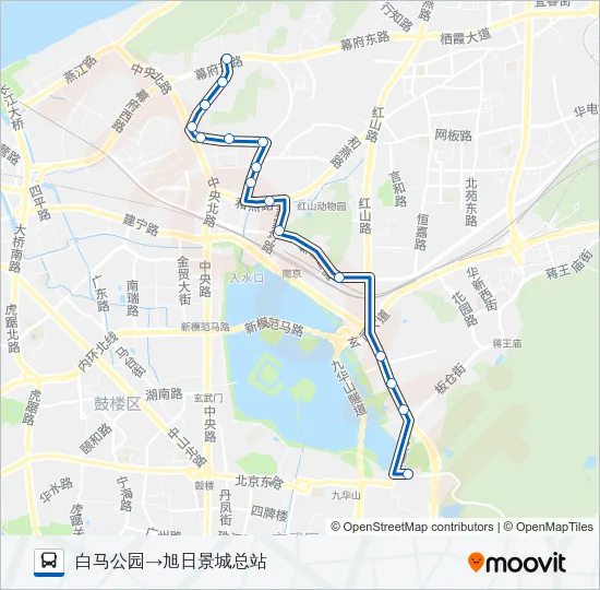 308路 Bus Line Map