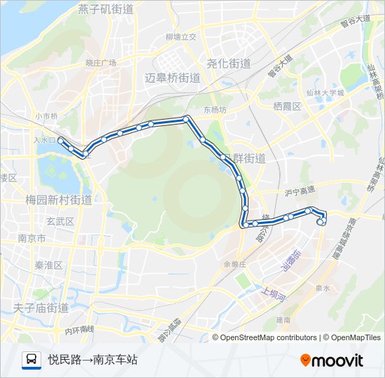 309路 bus Line Map