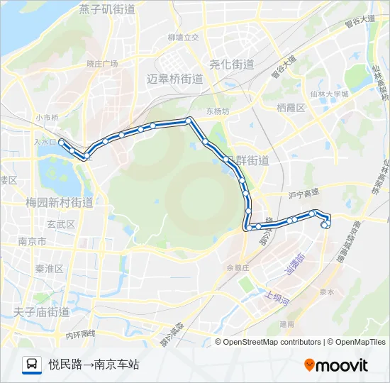 309路 Bus Line Map