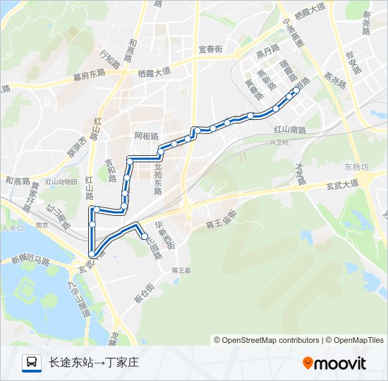 公交311路的线路图