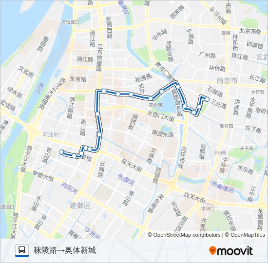 公交312路的线路图