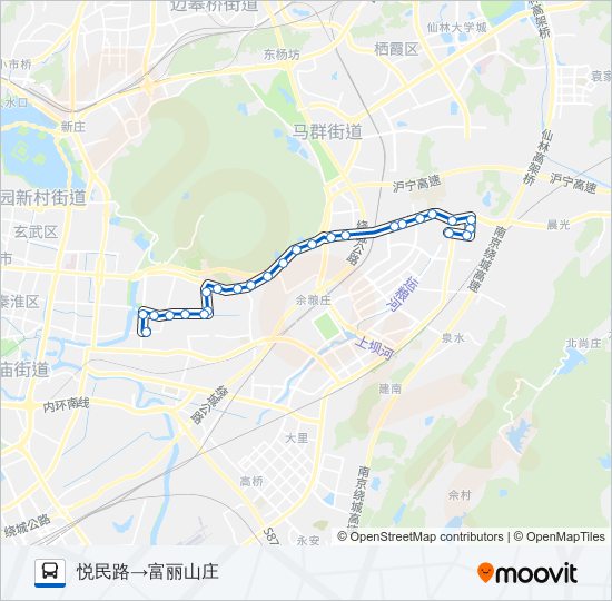 公交314路的线路图