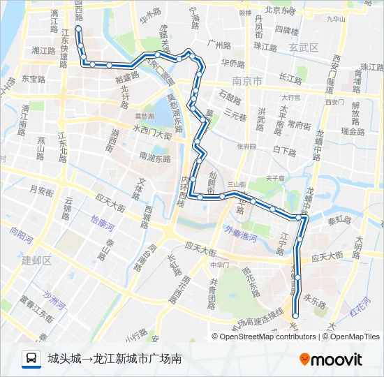 317路 Bus Line Map