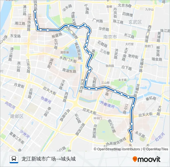 317路 Bus Line Map