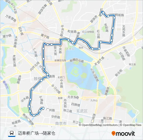 318路 Bus Line Map