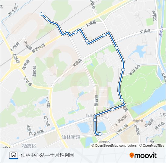 320路 bus Line Map