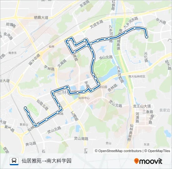 321路 Bus Line Map