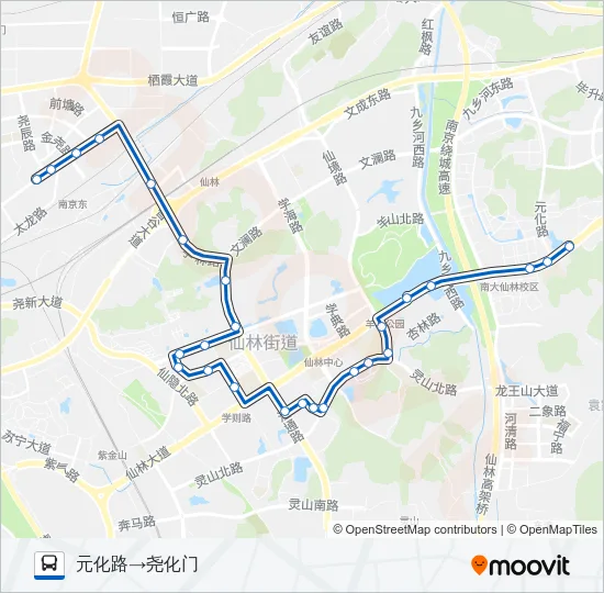 322路 Bus Line Map